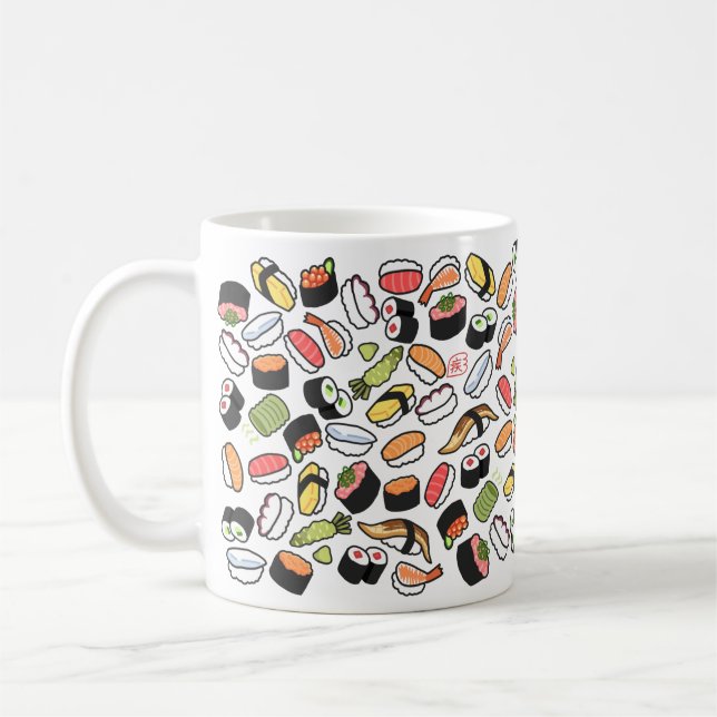 Caneca De Café Japanese Sushi 🍣 (Esquerda)