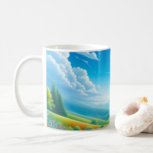 Caneca De Café japanese traditional vintage  (Com Donut)