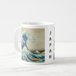 Caneca De Café Japão - Arte Japonesa (Onda de Excelente em Kanaga