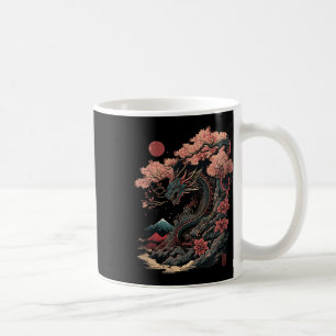 Caneca De Café Japonês - Aestic Dragon Japonês Art Japan Tatto