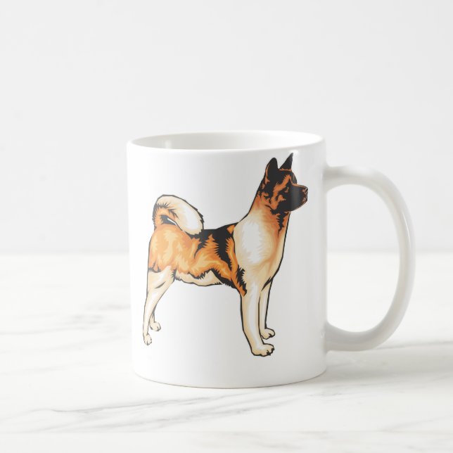Caneca De Café Japonês Akita (Direita)