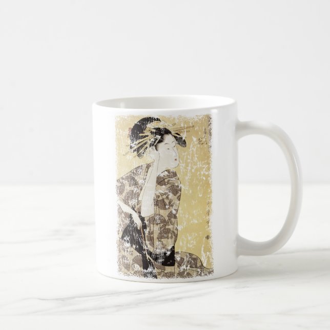 Caneca De Café Japonês Geisha (Direita)