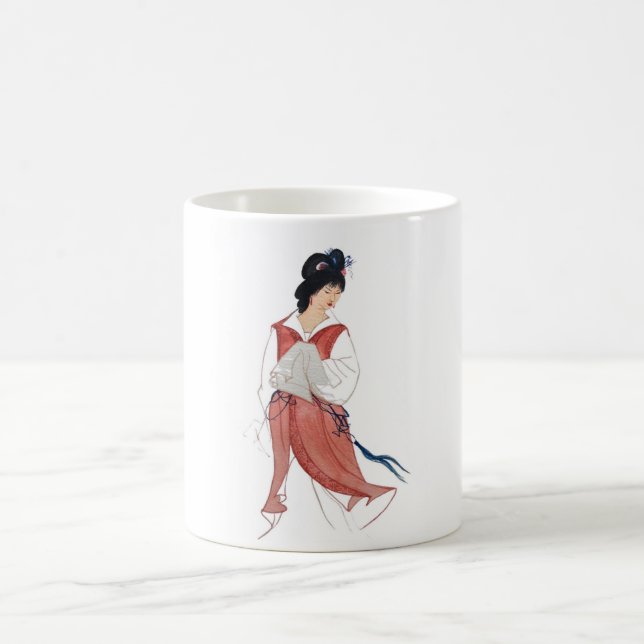 Caneca De Café Japonês Geisha Teacup ou Coffee Mug (Centro)