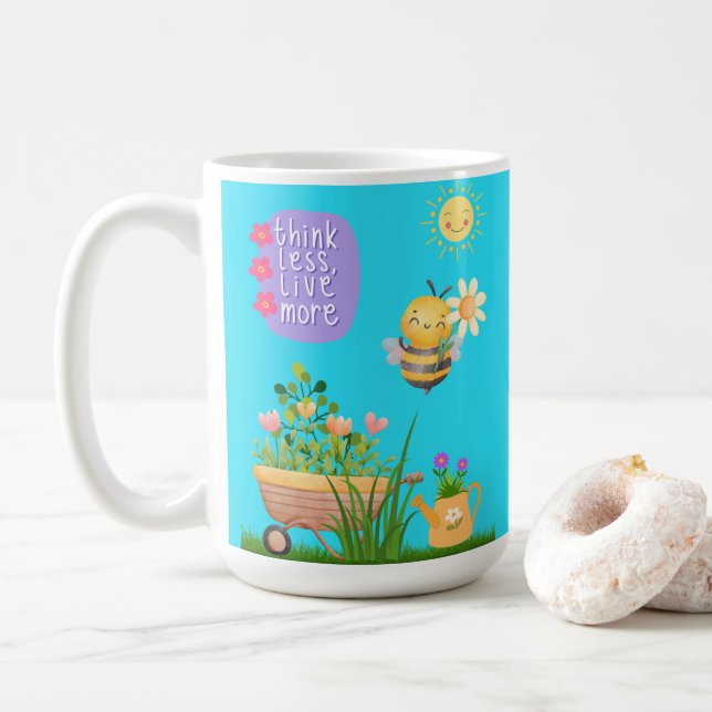Caneca De Café jardim (Com Donut)