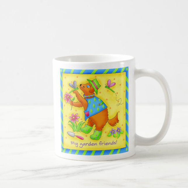 Caneca De Café Jardim Amigos Mug (Direita)