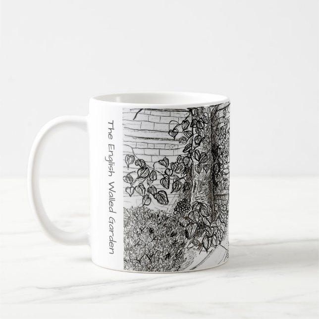 Caneca De Café Jardim Botânico de Chicago murou Jardim (Esquerda)