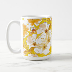 Caneca De Café Jardim Botânico de Mazipoodles - Butterscotch Amar