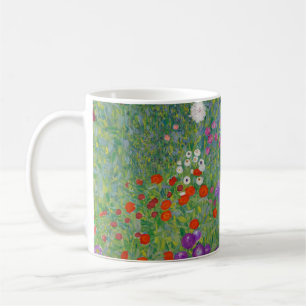 Caneca De Café Jardim camponês, Pintura a óleo, Gustav Klimt