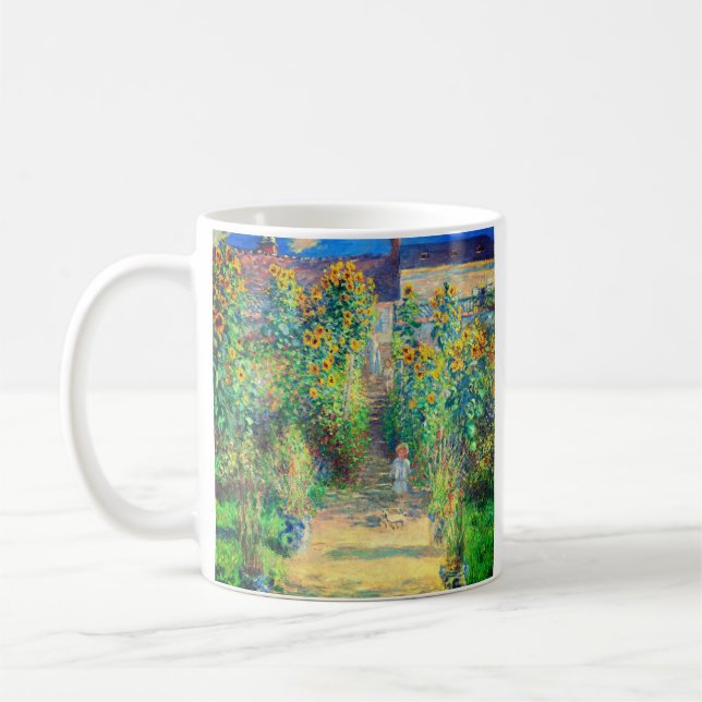 Caneca De Café Jardim da Flor Monet (Esquerda)