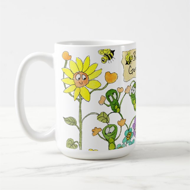 Caneca De Café Jardim das abelhas (Esquerda)