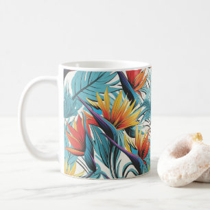 Caneca De Café Jardim de Ave do Paraíso