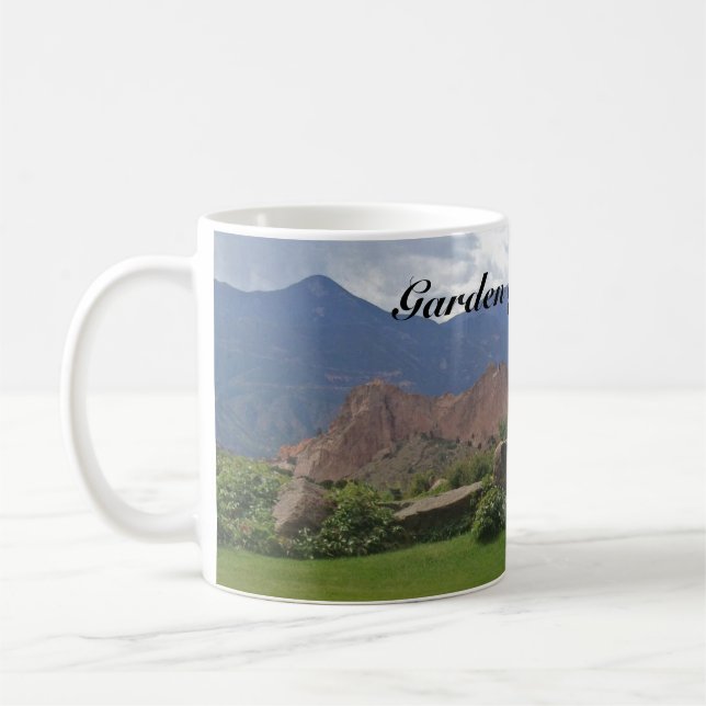 Caneca De Café Jardim de Colorado dos deuses (Esquerda)
