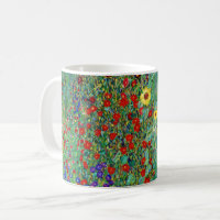 Jardim de Fazenda Gustav Klimt com pintura de gira