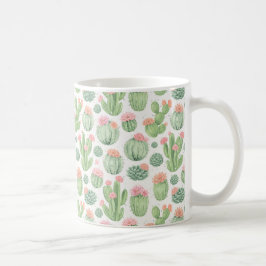 Caneca De Café Jardim de Flores de Cacto