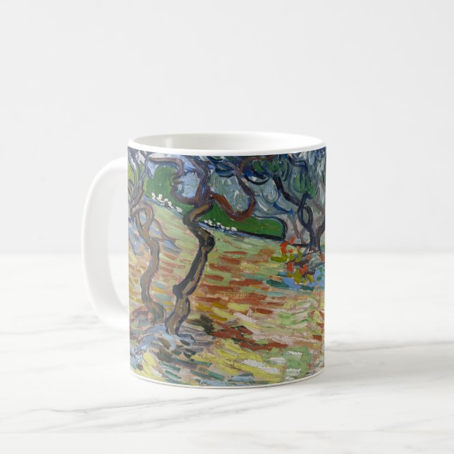 Caneca De Café Jardim de Gethsemane, Monte de Azeitonas por van G (Frente Esquerda)