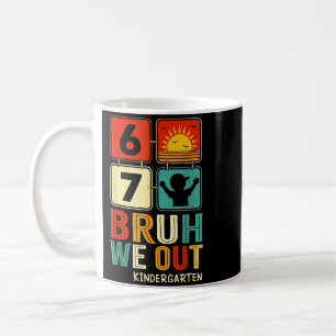 Caneca De Café Jardim de Infância Bruh Out Seis Sete Meme Último