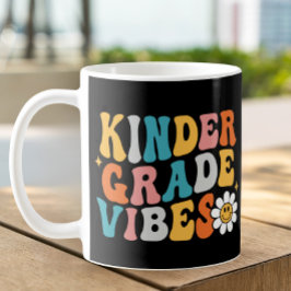 Caneca De Café Jardim de infância Vibes Groovy Design Mug