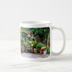 Caneca De Café Jardim de Paciência na Chuva