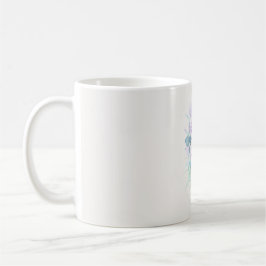 Caneca De Café Jardim de Rosas em Aquarela Dia das Mães