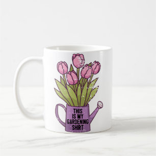 Caneca De Café Jardim de Tulipas Hobby de Jardinagem Jardineiro