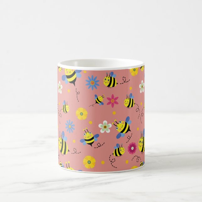 Caneca De Café Jardim do Flor de Abelhas Doce (Centro)