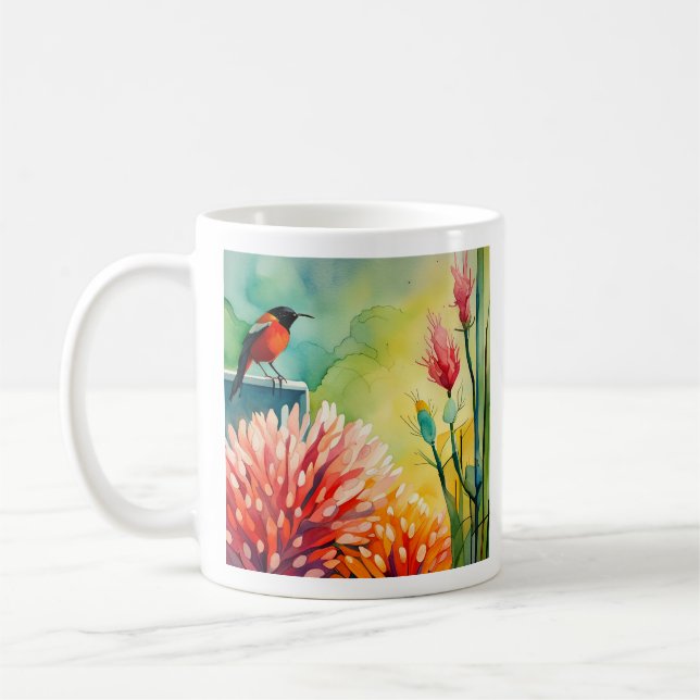 Caneca De Café Jardim do Hummingbird (Esquerda)
