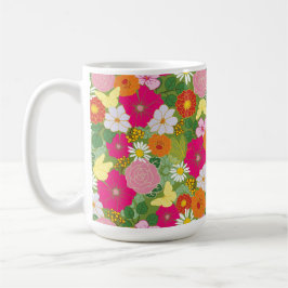 Caneca De Café Jardim Em Bloom_Butterflies Mug