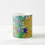 Caneca De Café Jardim Flor, Gustav Klimt<br><div class="desc">Gustav Klimt (14 de julho de 1862 - 6 de fevereiro de 1918) era um pintor simbólico austríaco e um dos membros mais destacados do movimento Viena Secessão. Klimt é notado por suas pinturas, murais, esboços, e outros objetos de arte. Além de suas obras figurativas, que incluem alegorias e retratos,...</div>