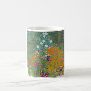 Caneca De Café Jardim Flor (por Gustav Klimt)