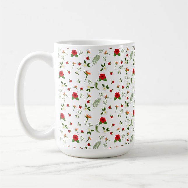 Caneca De Café Jardim Floral (Esquerda)