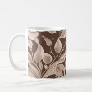 Caneca De Café Jardim Floral Mocha