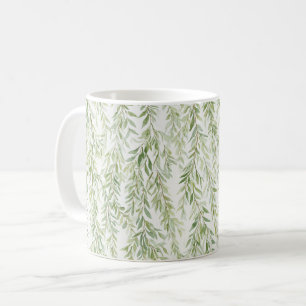 Caneca De Café Jardim Folhas Verdes