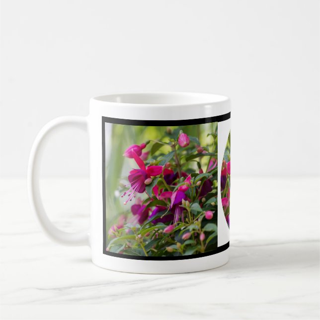Caneca De Café Jardim Fuchsia (Esquerda)