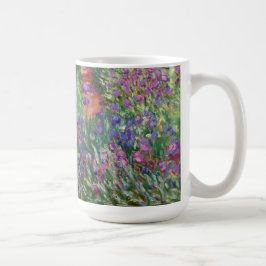 Caneca De Café Jardim Íris Em Giverny Por Claude Monet