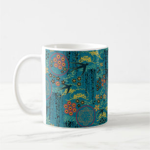 Caneca De Café Jardim Japonês com Cisnes