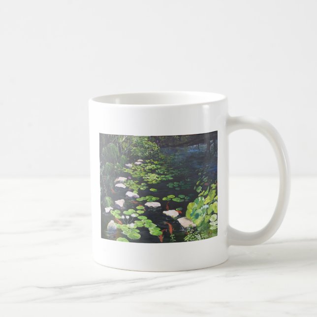 Caneca De Café Jardim oriental do Isamu Tanguchil de Zilker.,… (Direita)