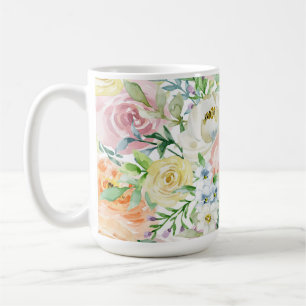 Caneca De Café Jardim romântico de Pastel