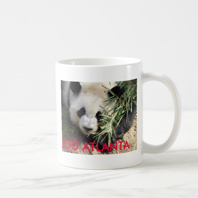 Caneca De Café Jardim zoológico Atlanta do urso de panda @ (Direita)