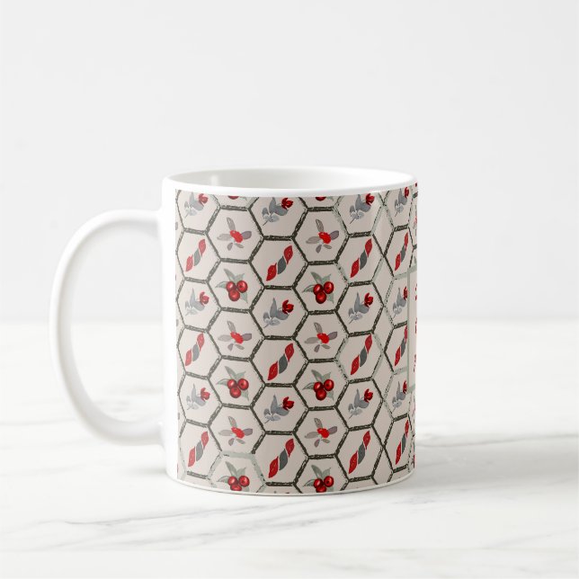 Caneca De Café Jardín hexagonal: (Esquerda)