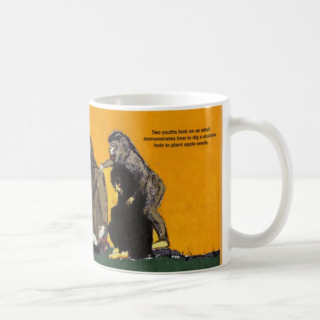 Caneca De Café Jardinagem de Sasquatch (Direita)