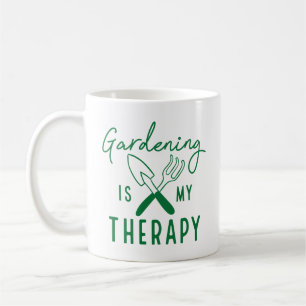 Caneca De Café Jardinagem É Minha Terapia