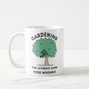Caneca De Café Jardinagem, o último movimento de Comida lenta E