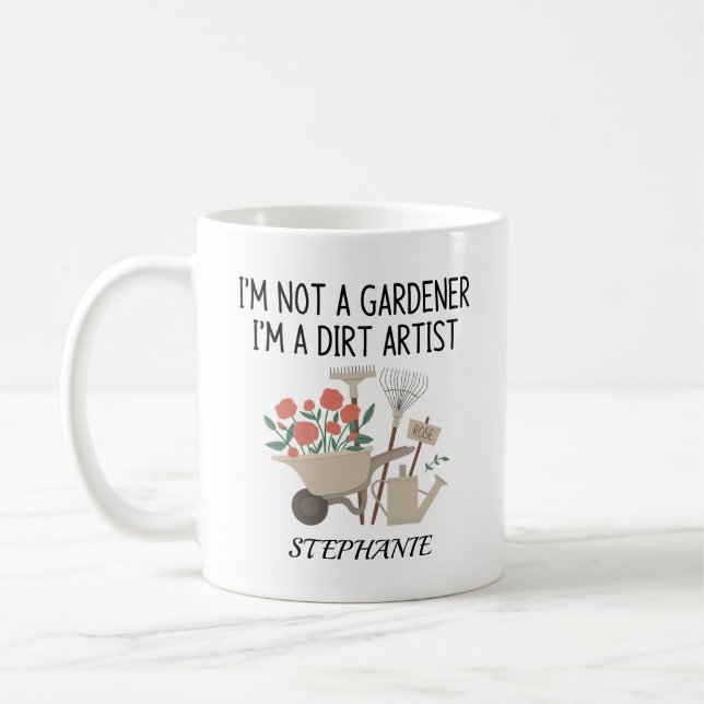 Caneca De Café Jardineiro (Esquerda)