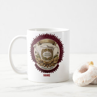 Caneca De Café Jardineiro-Chefe | Jardim de Herança Britânica Per