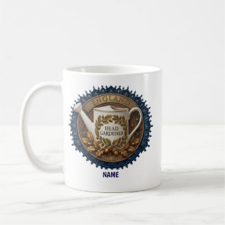 Caneca De Café Jardineiro-Chefe | Relógio de Pulso Personalizado 