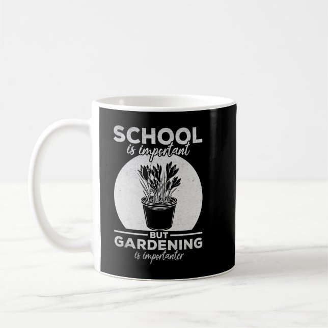 Caneca De Café Jardineiro É Importante, Mas Jardinagem É Impo (Esquerda)