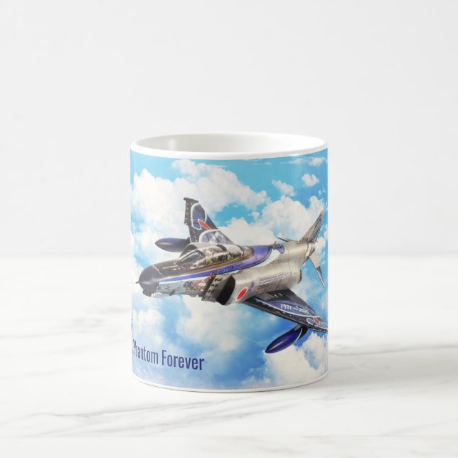 Caneca De Café JASDF F-4EJ Phantom Forever (Centro)