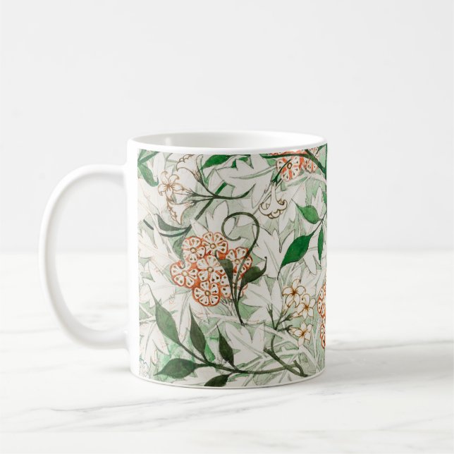 Caneca De Café Jasmine by William Morris (Esquerda)