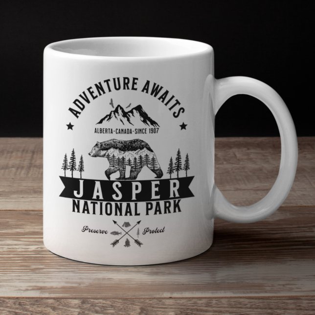 Caneca De Café Jasper National Park Alberta Canada Funny (Criador carregado)