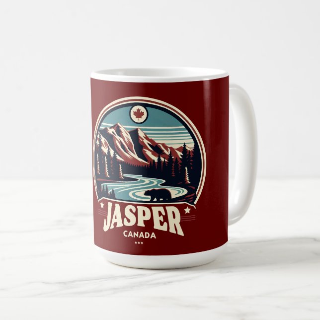 Caneca De Café Jasper National Park Alberta Canada presentes (Frente Esquerda)